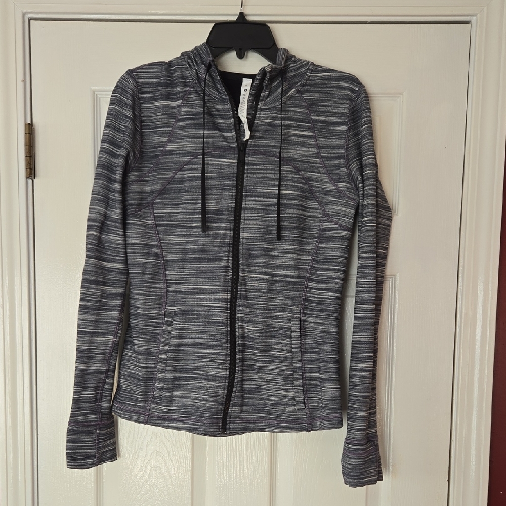 Lululemon Athletica Black and Gray Women's Hoodie